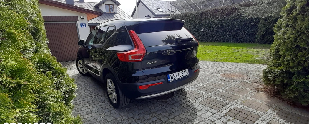 Volvo XC 40 cena 79500 przebieg: 199800, rok produkcji 2018 z Siedlce małe 106